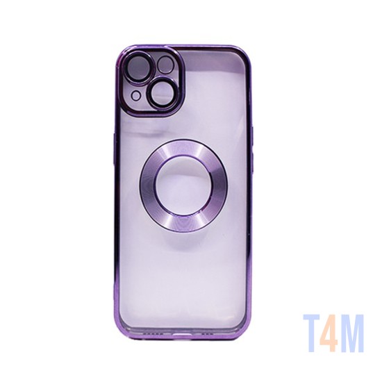 Hard Silicone Case with Camera Protector for Apple iPhone 14 Pro Purple